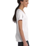 Side view of Ladies’ Featherweight Scoop T-Shirt