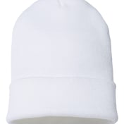 Front view of USA-Made 12″ Cuffed Beanie