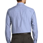 Back view of Tall Crosshatch Easy Care Shirt