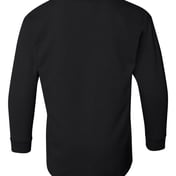 Back view of Heavy Cotton™ Youth Long Sleeve T-Shirt