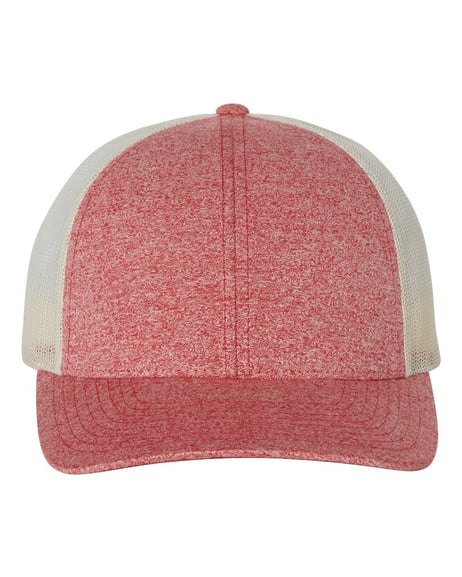 Front view of Low Pro Heather Trucker Cap
