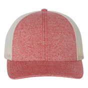 Front view of Low Pro Heather Trucker Cap