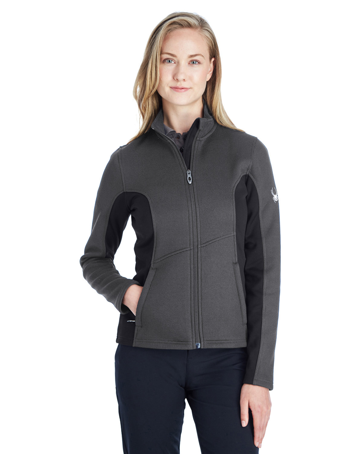 Front view of Ladies’ Constant Full-Zip Sweater Fleece Jacket