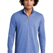 Front view of PosiCharge &reg; Tri-Blend Wicking 1/4-Zip Pullover