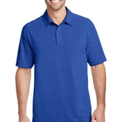 Front view of Digi Heather Performance Polo