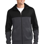 Front view of Tech Fleece Colorblock Full-Zip Hooded Jacket