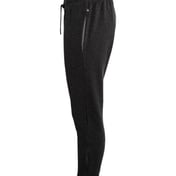 Side view of FitFlex Women’s French Terry Ankle Pants
