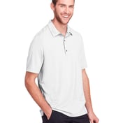 Side view of JAQ Snap-Up Stretch Performance Polo