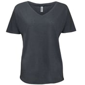 Front view of Women’s Tri-Blend Fleck V-Neck T-Shirt