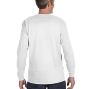 Back view of Unisex 6.1 Oz. Tagless® Long-Sleeve T-Shirt