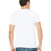 Back view of Unisex Jersey Short-Sleeve V-Neck T-Shirt