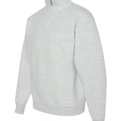 Side view of Nublend® Cadet Collar Quarter-Zip Sweatshirt