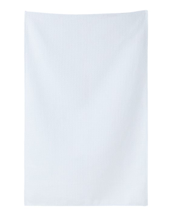 Front view of Sublimation Waffle Weave Golf Towel