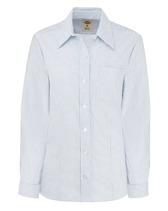 Front view of Women’s Oxford Long Sleeve Shirt