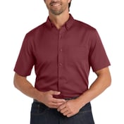 Front view of Short Sleeve SuperPro React Twill Shirt