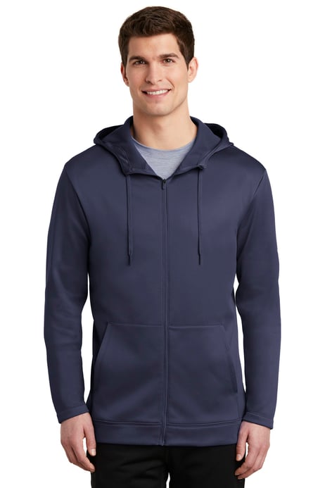 Front view of Therma-FIT Full-Zip Fleece Hoodie