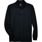 Front view of Tall Pinnacle Performance Long Sleeve Piquéé Polo