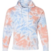 Front view of Tie-Dyed Fleece Hooded Sweatshirt
