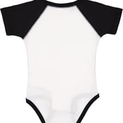 Back view of Infant Baseball Bodysuit