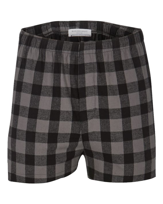 Front view of Double Brushed Flannel Boxers