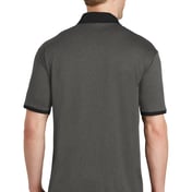 Back view of Heather Contender™ Contrast Polo