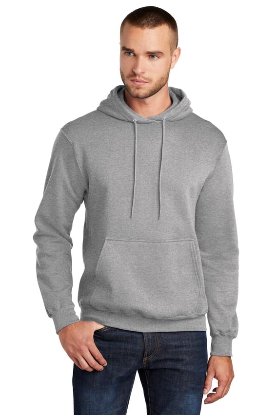 Front view of Core Fleece Pullover Hooded Sweatshirt