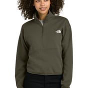 Front view of Women’s Double-Knit 1/2-Zip Fleece