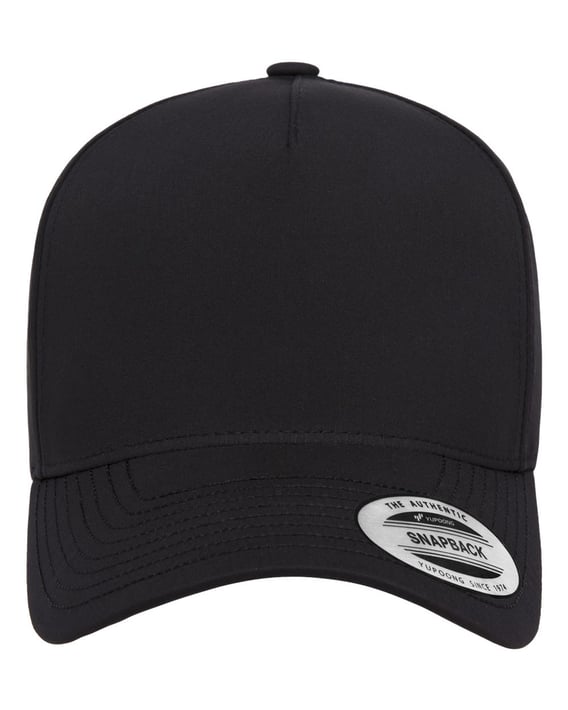 Front view of 5-Panel Snapback With Perforated Cap