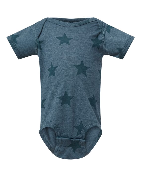 Front view of Infant Star Print Bodysuit