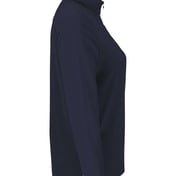 Side view of Women’s CrownLux Performance® Windsor Welded Quarter-Zip Pullover