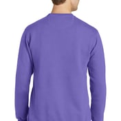 Back view of Beach Wash® Garment-Dyed Crewneck Sweatshirt