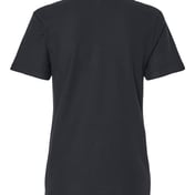Back view of Softstyle® Women’s Pique Polo