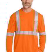 Front view of ANSI 107 Class 2 Long Sleeve Safety T-Shirt