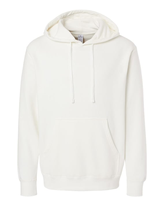 Front view of Midweight Pigment-Dyed Hooded Sweatshirt