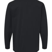 Back view of Traditional Heavyweight Long Sleeve T-Shirt