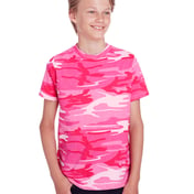 Front view of Youth Camo T-Shirt