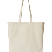 Back view of Isabella Midweight Recycled Canvas Tote
