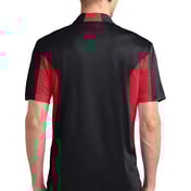 Back view of Side Blocked Micropique Sport-Wick® Polo