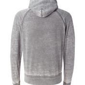 Back view of Vintage Zen Fleece Hooded Sweatshirt