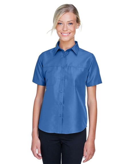 Front view of Women's Key West Short Sleeve Performance Staff Shirt