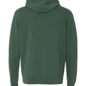 Back view of Lightweight Full-Zip Hooded Sweatshirt