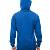 Back view of Adult Pullover Hooded Fleece