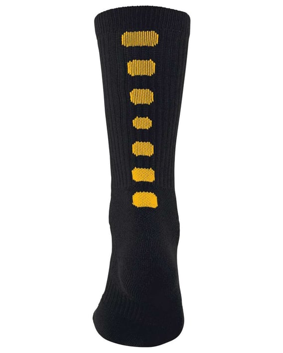 Front view of Colorblocked Crew Socks