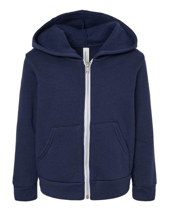 Front view of Toddler Sponge Fleece Full-Zip Hoodie