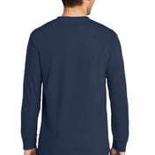 Back view of Long Sleeve Essential Pocket Tee