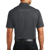 Back view of Pinpoint Mesh Polo