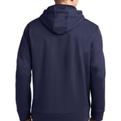 Back view of Repel Fleece Hooded Pullover