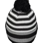 Back view of 8 1/2″ Spirit Pom Beanie