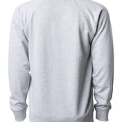Back view of Icon Lightweight Loopback Terry Crewneck Sweatshirt
