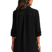 Back view of Women’s Textured Crepe Long Tunic